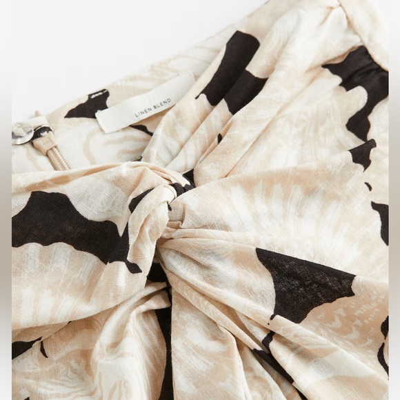 Linen Cotton blend top and skirt - Picture 4 of 10